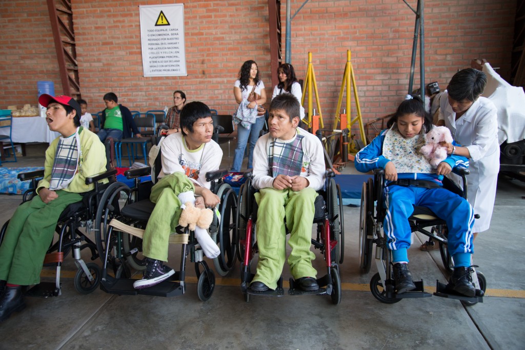 4 of 200 wheelchairs that were distributed by Mano a Mano (with support from Hope Haven International) to disabled Bolivians from a recent shipment in early December 2013. Check out a video of the distribution HERE.