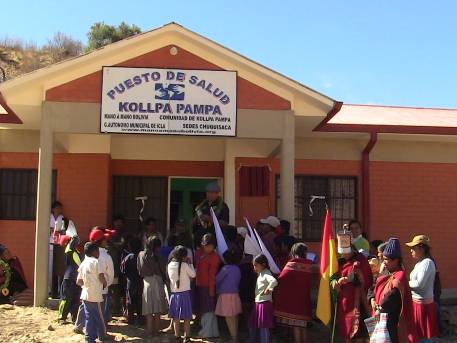 One of Mano a Mano's newest clinics in Kollpa Pampa, Bolivia -dedicated June 23, 2014.