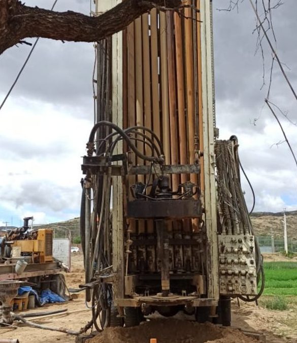 Starting Work on Water Well in Mamanaca Sunchal, Bolivia